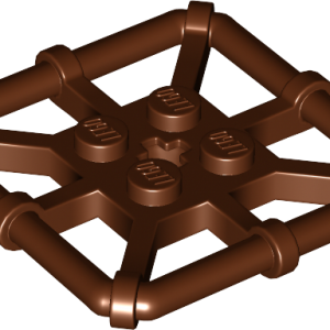 LEGO - Reddish Brown Plate 2 x 2