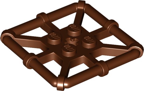 LEGO - Reddish Brown Plate 2 x 2