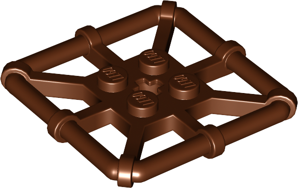 LEGO - Reddish Brown Plate 2 x 2