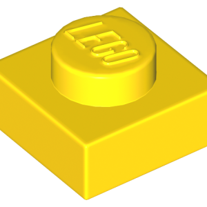 LEGO - Yellow Plate 1 x 1