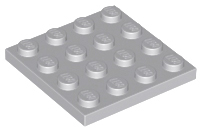 LEGO - Light Bluish Gray Plate 4 x 4