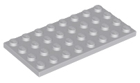 LEGO - Light Bluish Gray Plate 4 x 8