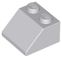 LEGO - Light Bluish Gray Slope 45 2 x 2