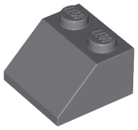 LEGO - Dark Bluish Gray Slope 45 2 x 2