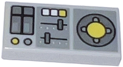 LEGO - Light Bluish Gray Tile 1 x 2