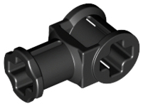 LEGO - Black Technic Axle Connector with Axle Hole