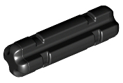 LEGO - Black Technic Axle 2L Notched