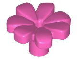 LEGO - Dark Pink Plant Flower with Pin Hole