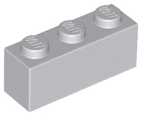LEGO - Light Bluish Gray Brick 1 x 3