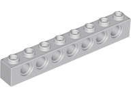 LEGO - Light Bluish Gray Technic Brick 1 x 8