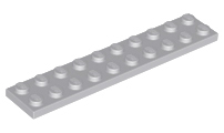 LEGO - Light Bluish Gray Plate 2 x 10