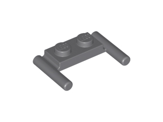 LEGO - Dark Bluish Gray Plate 1 x 2 with Handle