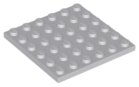 LEGO - Light Bluish Gray Plate 6 x 6