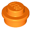 LEGO - Orange Round Plate 1 x 1