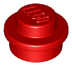 LEGO - Red Round Plate 1 x 1