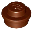 LEGO - Reddish Brown Round Plate 1 x 1