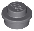 LEGO - Dark Bluish Gray Round Plate 1 x 1