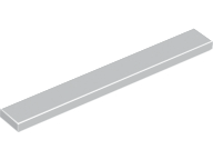 LEGO - Light Bluish Gray Tile 1 x 8