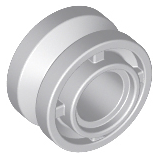 LEGO - Light Bluish Gray Wheel 11mm D. x 8mm