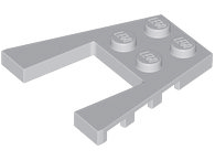 LEGO - Light Bluish Gray Wedge Plate 4 x 4