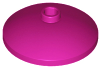 LEGO - Magenta Dish 3 x 3 Inverted