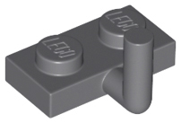LEGO - Dark Bluish Gray Plate 1 x 2