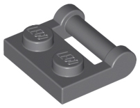 LEGO - Dark Bluish Gray Plate 1 x 2 with Handle