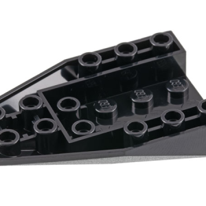 LEGO - Black Wedge 6 x 4 Triple Inverted