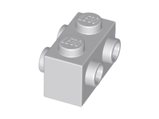 LEGO - Light Bluish Gray Brick 1 x 2