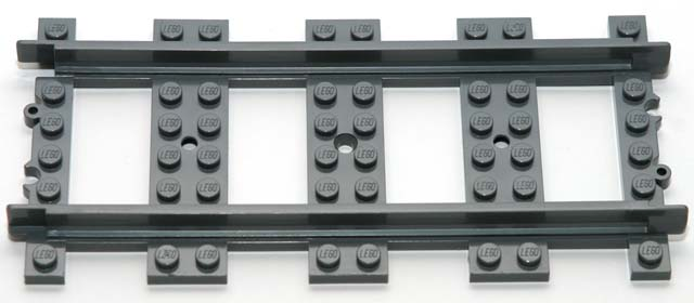LEGO - Dark Bluish Gray Train Track Plastic