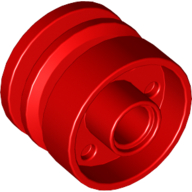 LEGO - Red Wheel 18mm D. x 14mm with Pin Hole