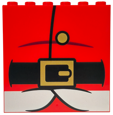 LEGO - Red Panel 1 x 6 x 5