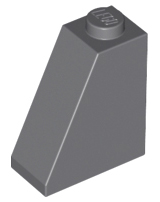 LEGO - Dark Bluish Gray Slope 65 2 x 1 x 2
