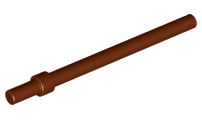 LEGO - Reddish Brown Bar 6L with Stop Ring