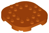 LEGO - Dark Orange Plate 6 x 6