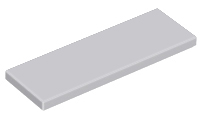 LEGO - Light Bluish Gray Tile 2 x 6