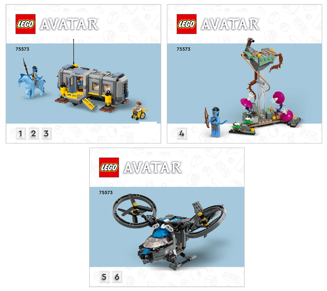 LEGO - Instructions 75573 - Floating Mountains