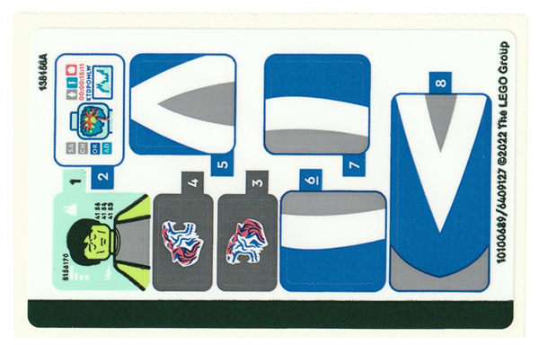 LEGO - Sticker Sheet for Set 75573