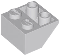 LEGO - Light Bluish Gray Inverted Slope 45 2 x 2
