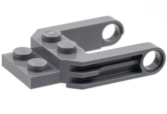 LEGO - Dark Bluish Gray Vehicle Base 2 x 2 x 2/3