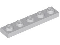 LEGO - Light Bluish Gray Plate 1 x 5