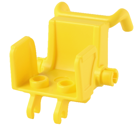 LEGO - Yellow Minifigure Utensil Wheelchair Seat