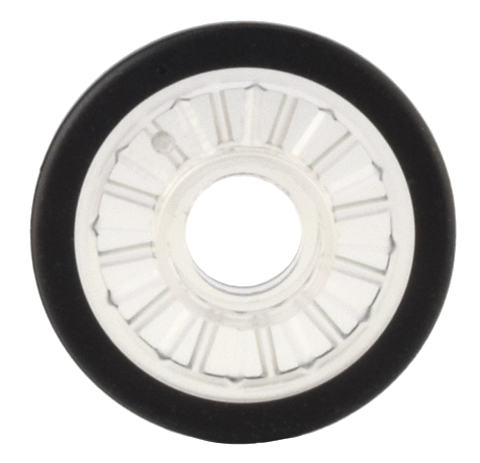 LEGO - Trans-Clear Wheel Wheelchair with Pin Hole