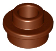 LEGO - Reddish Brown Round Plate 1 x 1