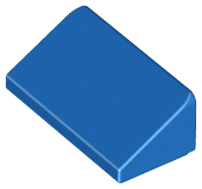 LEGO - Blue Slope 30 1 x 2 x 2/3