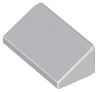 LEGO - Light Bluish Gray Slope 30 1 x 2 x 2/3