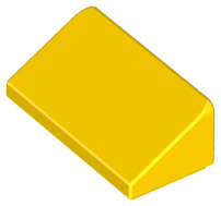 LEGO - Yellow Slope 30 1 x 2 x 2/3