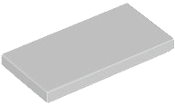LEGO - Light Bluish Gray Tile 2 x 4