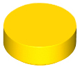 LEGO - Yellow Round Tile 1 x 1