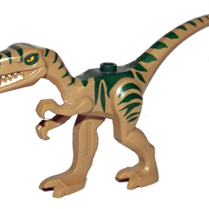 LEGO - Dark Tan Dinosaur Coelophysis / Gallimimus
